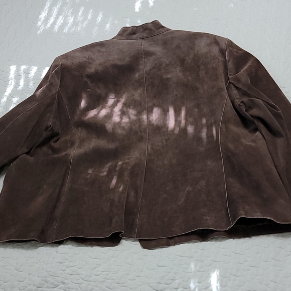 Anne Klein Suede Coat Sz 2XL - Picture 11 of 11